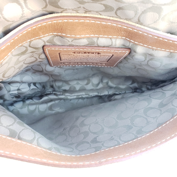 SOLD - COACH Suede Crossbody Bag - Picture 5 of 8